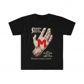 Classic Movie “M” by Fritz Lang Swedish Poster T-Shirt.