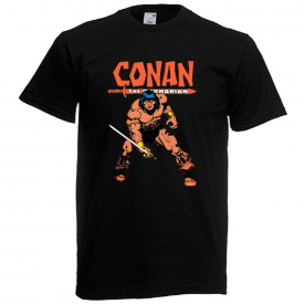 Conan the Barbarian Movie TV Show Men’s Black T-Shirt Size S to 5XL