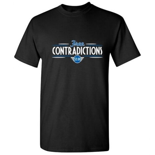 Contradictions Sarcastic Adult Cool Graphic Gift Idea Humor Funny TShirt