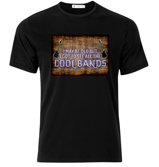 Cool Bands - Graphic Cotton T Shirt Short & Long Sleeve