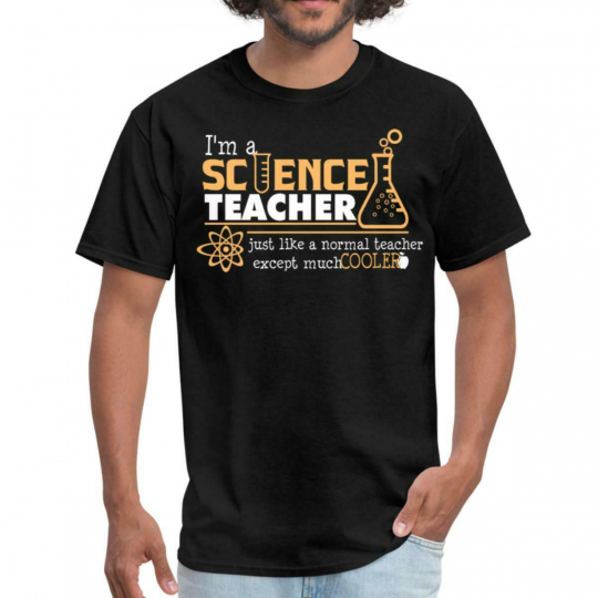 Cool Science Teacher Funny Quote Men's T-Shirt