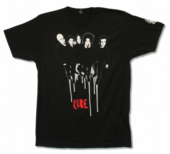 Cure Band Drip Tour 2013 Black T Shirt New Official Band