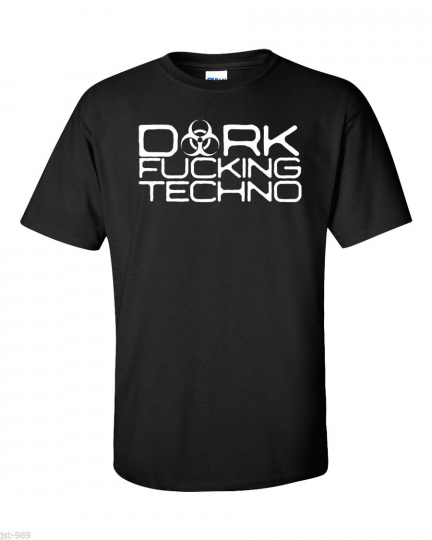 Dark Techno T-Shirt Music Riot Deep Underground Squat Revolt Rave Minimal