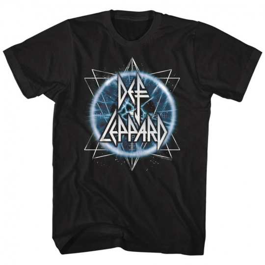 Def Leppard 80s Heavy Metal Band Rock and Roll Electric Eye Adult T-Shirt Tee