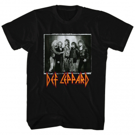 Def Leppard 80s Heavy Metal Band Rock n Roll World Tour Crew Adult T-Shirt Tee
