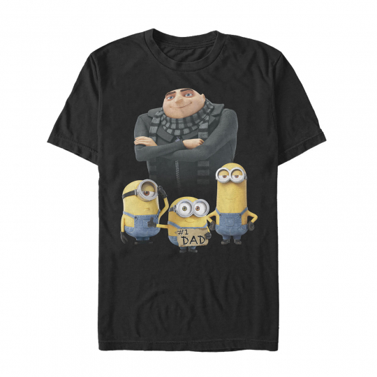 Despicable Me Father's Day #1 Dad Mens Graphic T Shirt