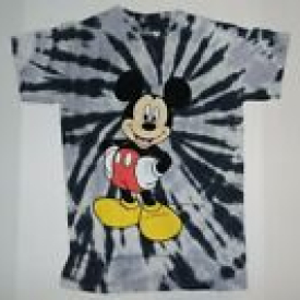 Disney Classic Mickey Mouse Full Size Graphic Short Sleeve Tie Dye T-Shirt New