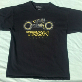 Disney TRON Legacy Lightcycle Glow in the Dark T-Shirt Men’s L