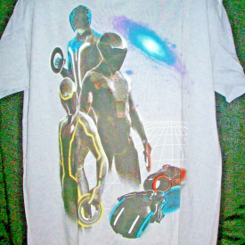 Disney. Tron Legacy Mens Adult XL Unisex T-Shirt  -new 