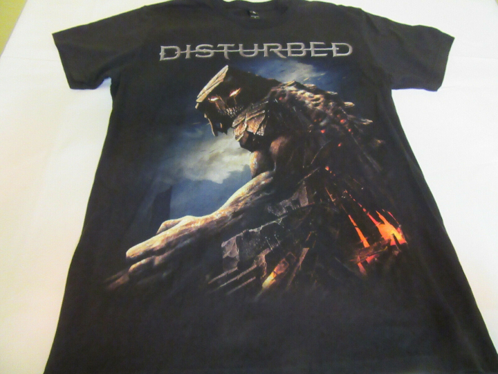 Disturbed Concert Band T Shirt Bay Island Med Single Sided