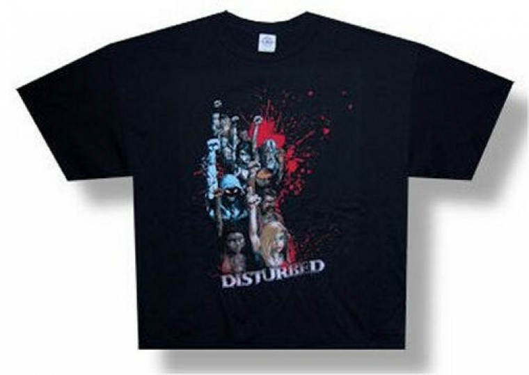 Disturbed Mob Mentality Black T Shirt 2XL New Official Band Merch