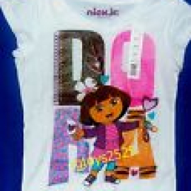 Dora The Explorer Girls Tee 4-5 Small t-shirt New Top Nick JR Nickelodeon