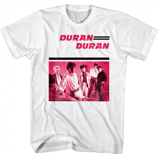 Duran Duran Debut Album 1981 Men's T Shirt New Wave Band Album Cover Tee