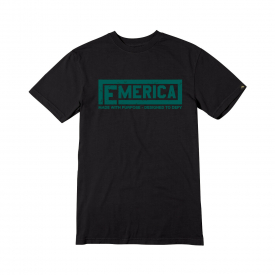 EMERICA Skateboard T-Shirt URNST BLACK