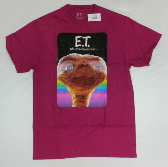 ET The Extra Terrestrial Spielberg Movie Official Purple T-Shirt New! (5C4
