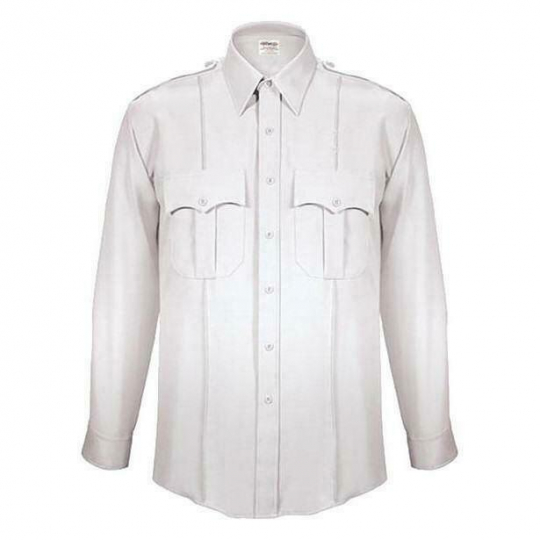 Elbeco TexTrop White Long Sleeve Shirt for Men 310