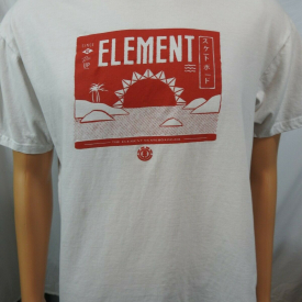 Element Skateboard Japanese Chinese T Shirt Sz L