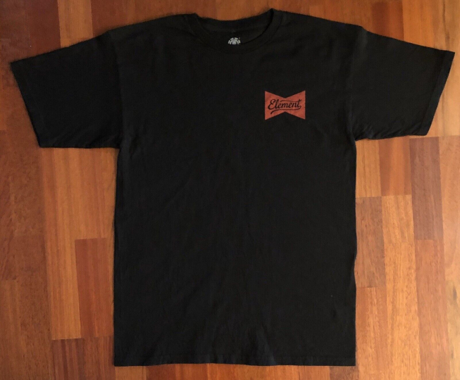 Element Skateboard Shirt Size Medium Black/Red