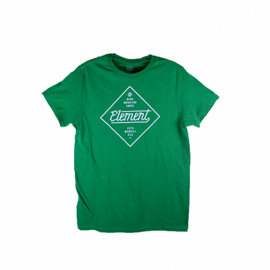 Element Skateboard T-Shirt Stadium Short Sleeve Kelly Green