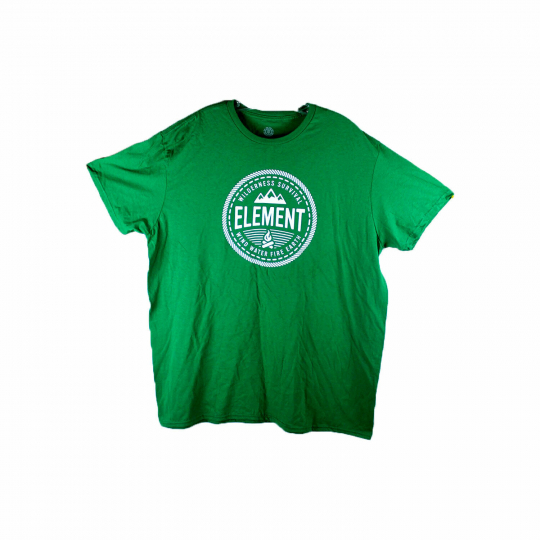 Element Skateboard T-Shirt Survival Short Sleeve Kelly Green