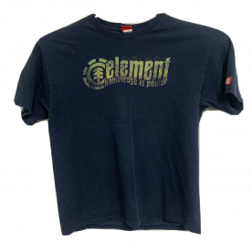 Element Skateboards Knowledge Is Power Shirt Size XL Dark Blue/Navy
