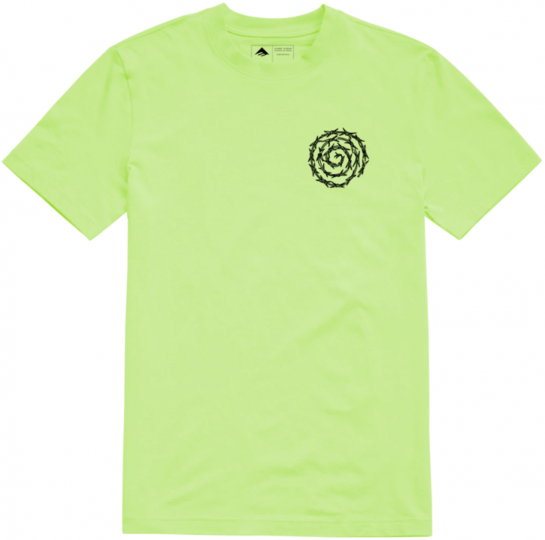 Emerica Men's Barbed Short-Sleeve T-Shirt Light Green Clothing