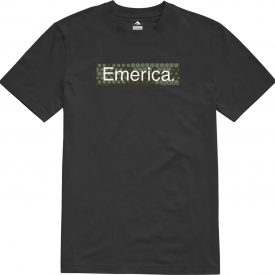 Emerica Men’s Camo Bar T-Shirt Black Clothing