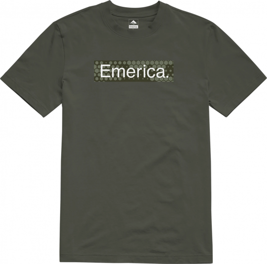 Emerica Men's Camo Bar T-Shirt Military Clothing
