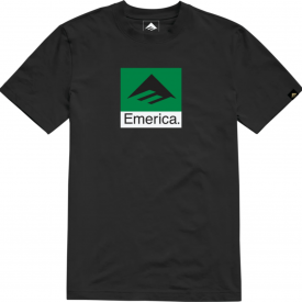 Emerica Men’s ClaShort-Sleeveic Combo T-Shirt Black Clothing