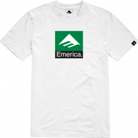 Emerica Men’s ClaShort-Sleeveic Combo T-Shirt White Clothing