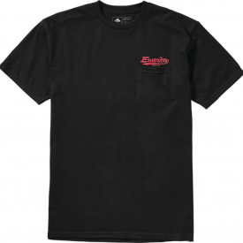 Emerica Men’s Destroy Pocket T-Shirt Black Clothing