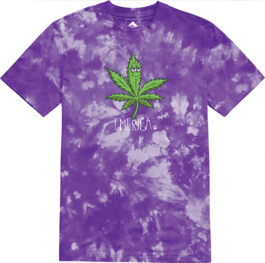 Emerica Men's Purple Haze T-Shirt Purple Clothing