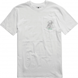 Emerica Men’s Spanky Pocket T-Shirt White Clothing