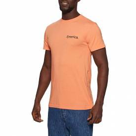 Emerica Pure Logo Mens T-shirt – Orange All Sizes