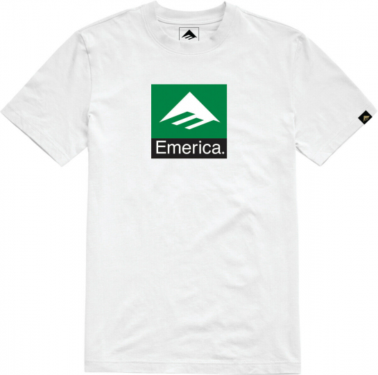 Emerica Skateboard Shirt Classic Combo White