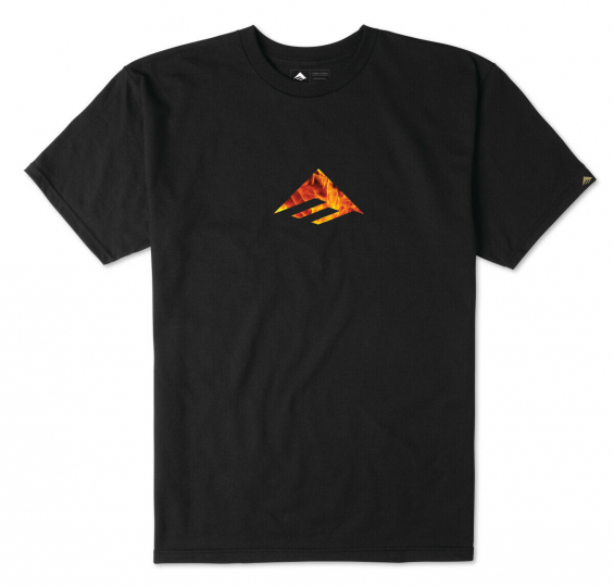 Emerica Skateboard Shirt Triangle Black/Orange