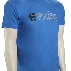 Etnies Ecorp T-Shirt – Blue / White / Navy – New