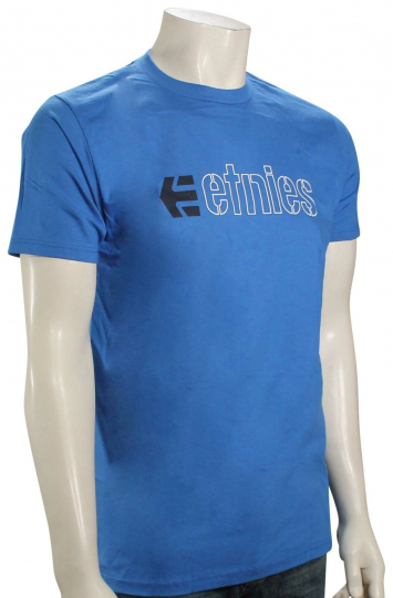 Etnies Ecorp T-Shirt - Blue / White / Navy - New
