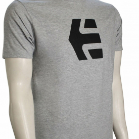 Etnies Icon T-Shirt – Grey / Heather – New