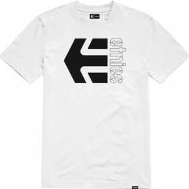 Etnies Men’s Corp Combo T-Shirt White Black Clothing