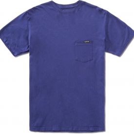 Etnies Men’s Icon Pocket Wash T-Shirt Blue Clothing