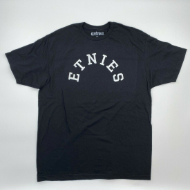 Etnies Men’s Short Sleeve Skateboarding Graphic Logo T-Shirt Tee Black Size XL