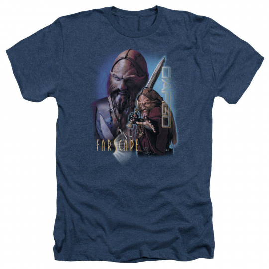 Farscape TV Show D'ARGO Licensed Adult Heather T-Shirt All Sizes