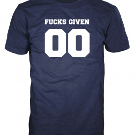 F*cks Given 00 Funny Sports DILLIGAF Swag Rude Offensive Prank Unisex T-shirt