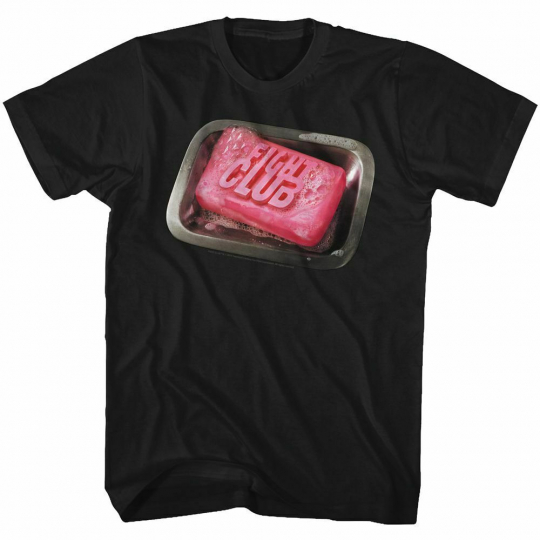 Fight Club Soap Black Adult T-Shirt