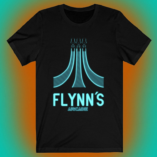 Flynn's Arcade Tron Legacy Men's Black T-Shirt Size S to 5XL