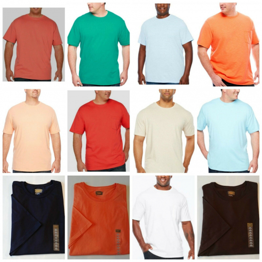 Foundry Men's Tee Shirt SS Crew T-shirt LT XLT 2XL 2XLT 3XL 3XLT 4XL 4XLT 5XL 6X