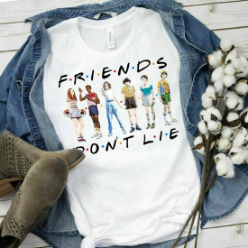 Stranger Things T-shirt Friends Don’t Lie Unisex Inspired Tee shirt Netflix TV