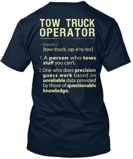 Fun Awesome Tow Truck Operator Premium Tee T-Shirt Premium Tee T-Shirt