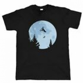 Funny ET Moon BMX Mens T Shirt – all sizes inc 4XL 5XL
